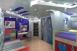 Косметический ремонт детской комнаты под ключ