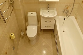 Косметический ремонт ванной и туалета
